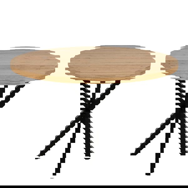 Furniture To Go Heaven Dining Table in Oak with Black Legs