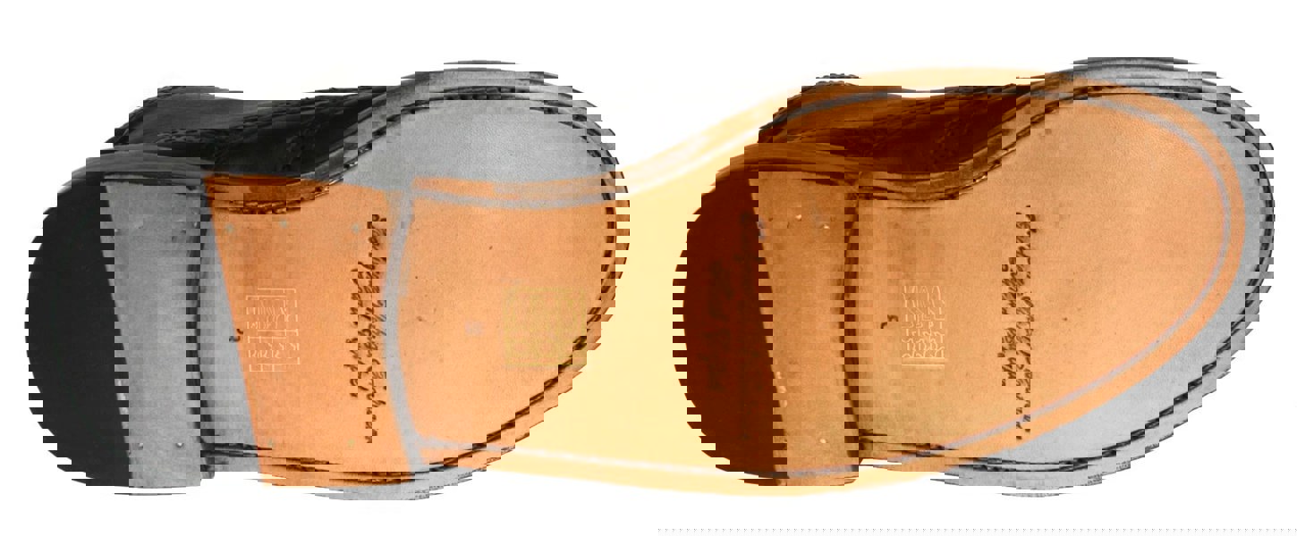 Frank James Benchgrade Moreton Leather Sole Welted Lace Up Brogue Dealer Boots