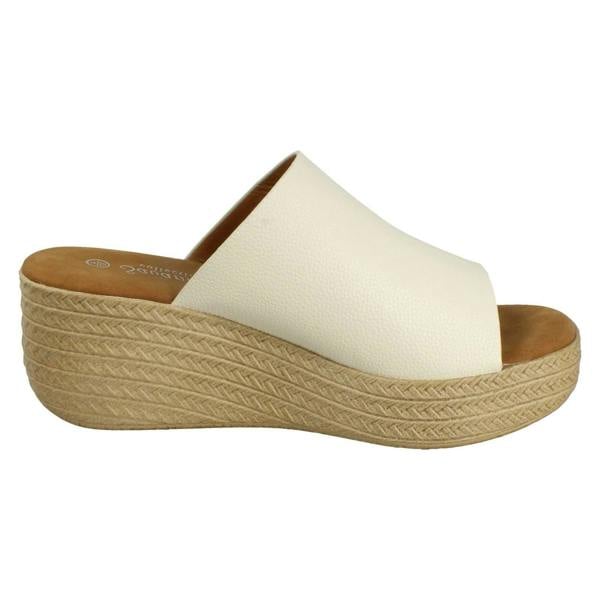 Savannah Ladies Savannah Platform Sliders F00478