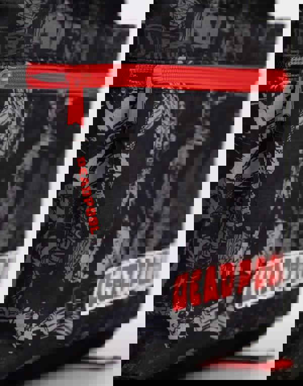 Marvel Boys Black Deadpool Backpack (One Size)