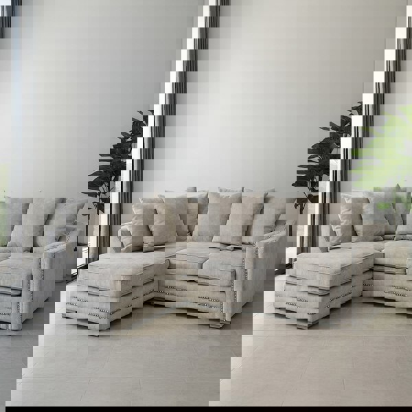 Furnishings For Less Kensington Deluxe Chenille Corner Sofa