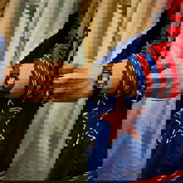 Casio G-Shock Mens Origin Revival Black Rubber Digital Display Watch DW-5000R-1AER