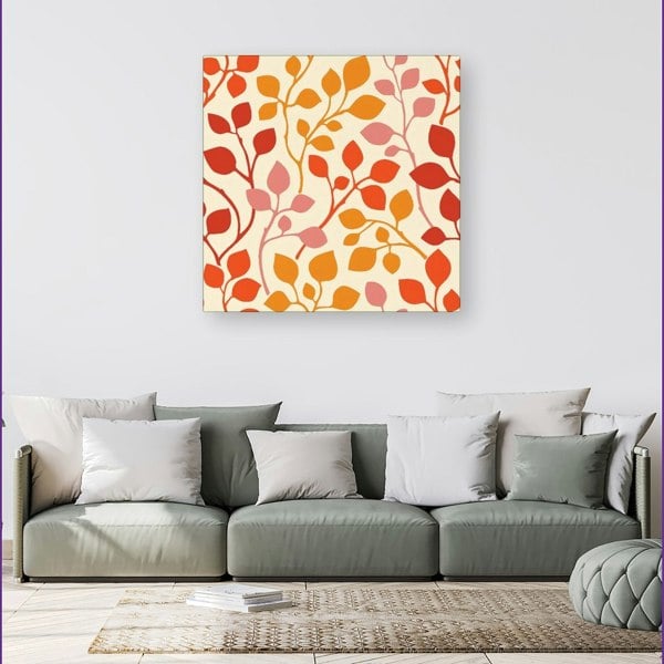 Warren Reed Colorful Autumn Leaves Canvas