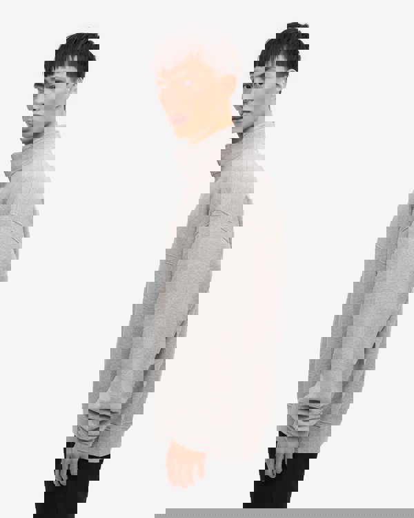 Colorful Standard Organic Quarter Zip Sweatshirt - Heather Grey