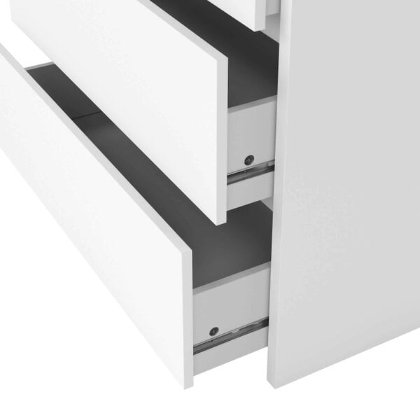 Wyld Haus Salzburg White Wooden Chest 3 Drawers