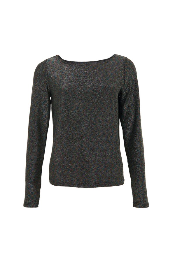 Josiane Sparkle Boat Neck Top - Multi