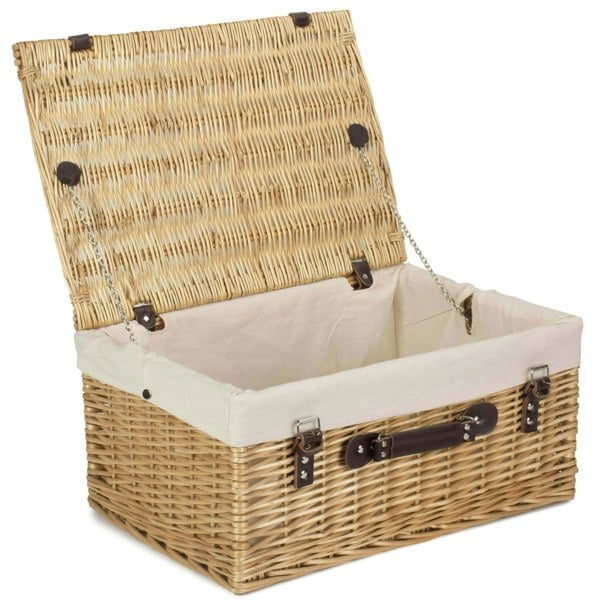 Wicker Picnic Baket with Lining