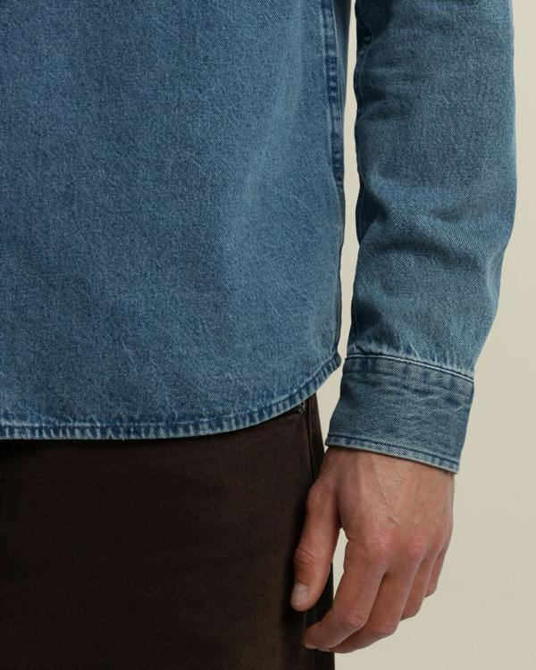 Larsson & Co Freddie - Denim Long Sleeve Shirt