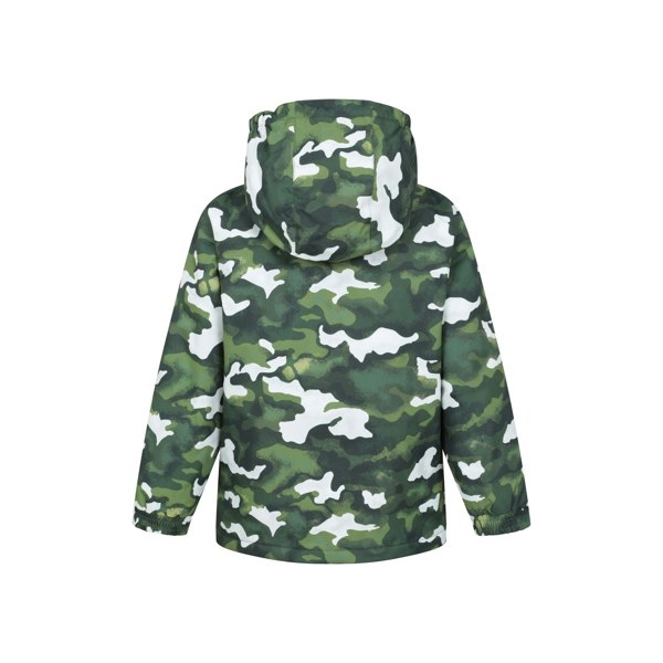 Mountain Warehouse Childrens/Kids Mogal Camo Ski Jacket - Dark Green