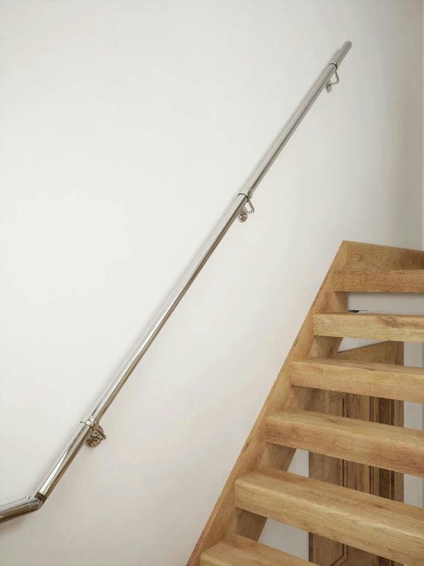 Handrails Direct Radway Chrome Half Turn Handrail