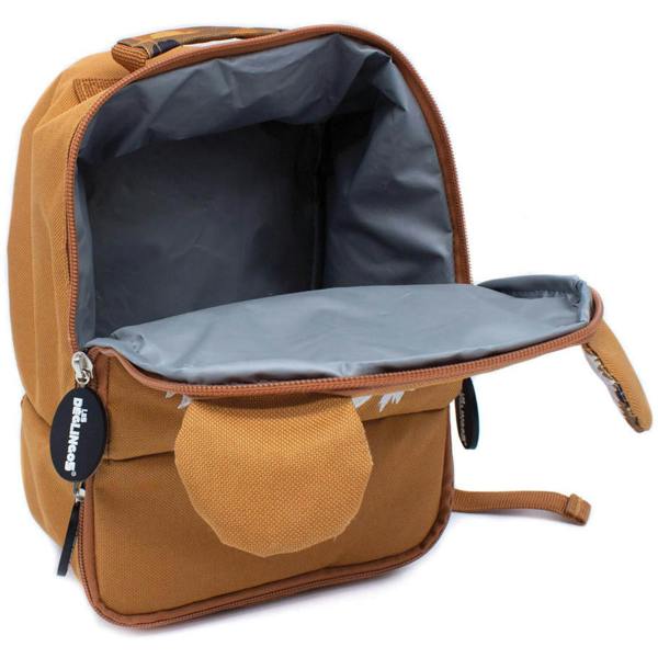 Les Deglingos Picnic Lunch bag with Box - Orange