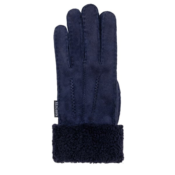 Nordvek Womens Sheepskin Gloves With Fur Cuff