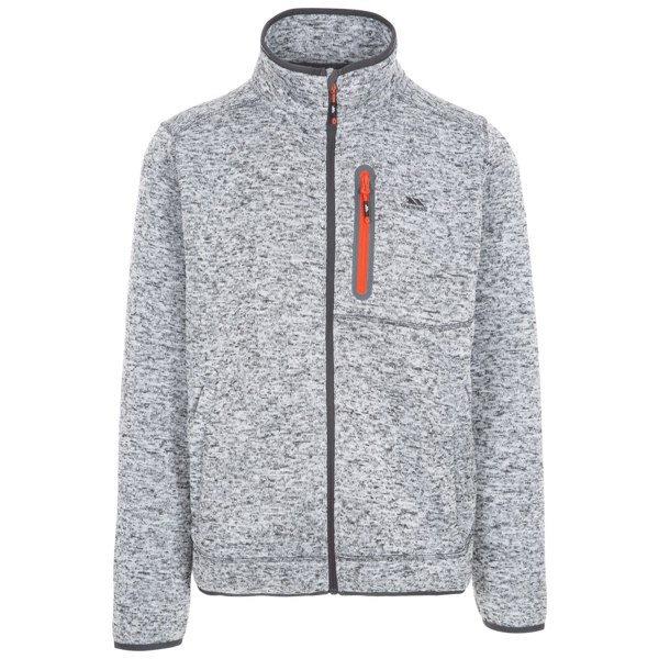 Trespass Mens Bingham Fleece Jacket - Grey Marl