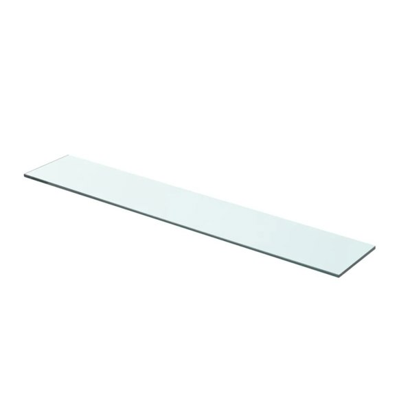 Berkfield Shelf Panel Glass Clear 70x12 cm