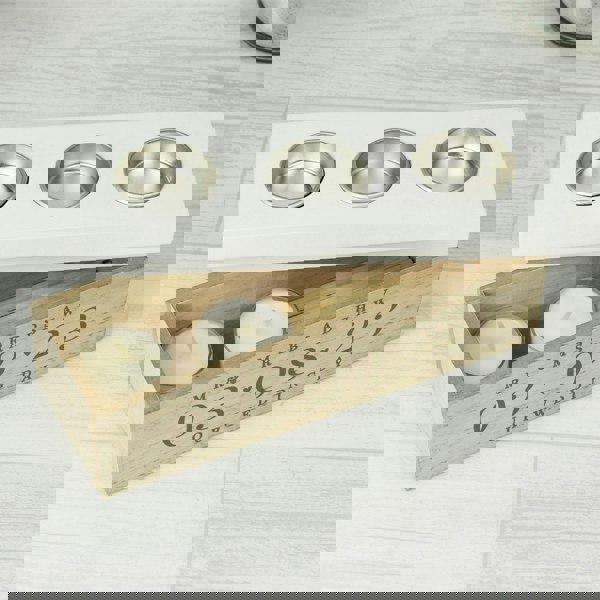 Personalised Memento Company Personalised Special Date Triple Tea Light Box