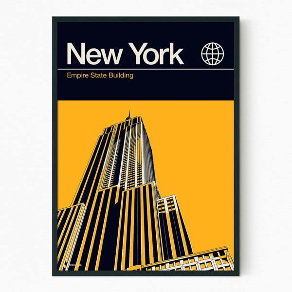 Reign&Hail New York - Graphic Travel Poster