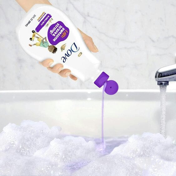 Dove Kids Care Bubble Bath Berry Smoothie Hypoallergenic Skin Care 591ml 3 Pack