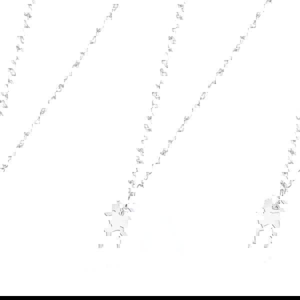 Smooth Fox Terrier Silhouette Silver Necklace - Personalised - MYLEE London