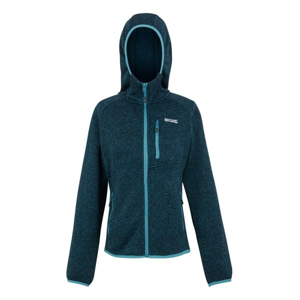 Regatta Womens Newhill Hooded Fleece Jacket - Moroccan Blue
