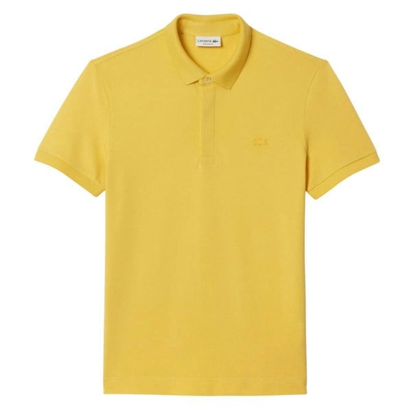 Lacoste Mens Paris Stretch Regular Polo Shirt - Yellow