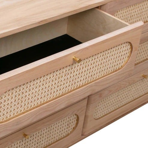 Furniture Edit Carmen Cane 6 Drawer Dresser