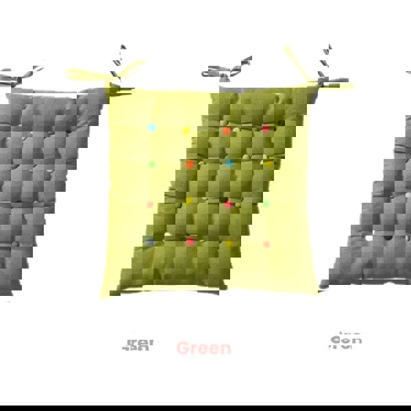 ANYHOUZ Non Slip Square Stool Cushion Soft Washable Cover