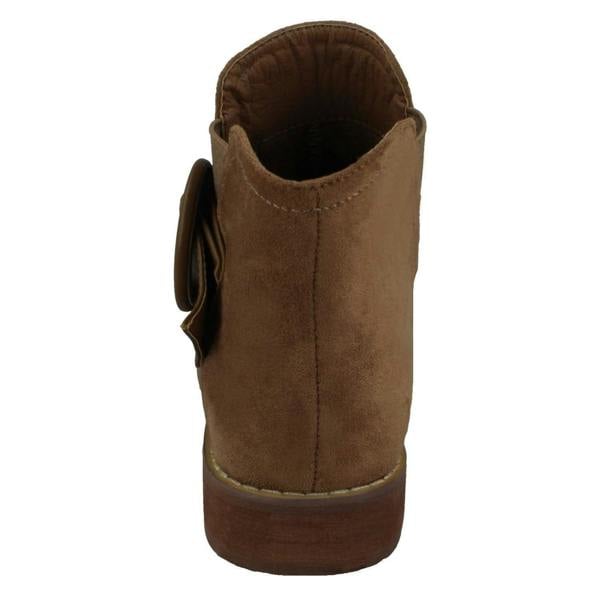 Spot On Ladies Spot On Flat Ankle Boots F51136