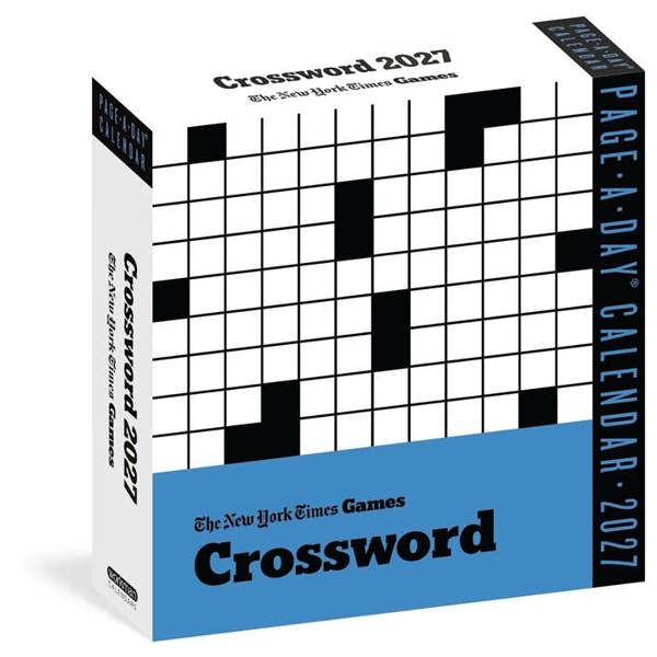 New York Times Crossword Desk Calendar 2027, Desk Calendars, Day To View, Entertainment, Gift