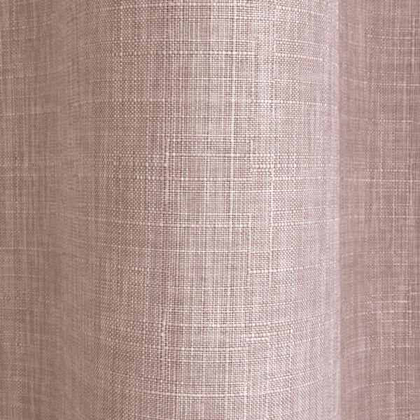 Smart Living Linen Look Blackout Eyelet Curtain - Blush