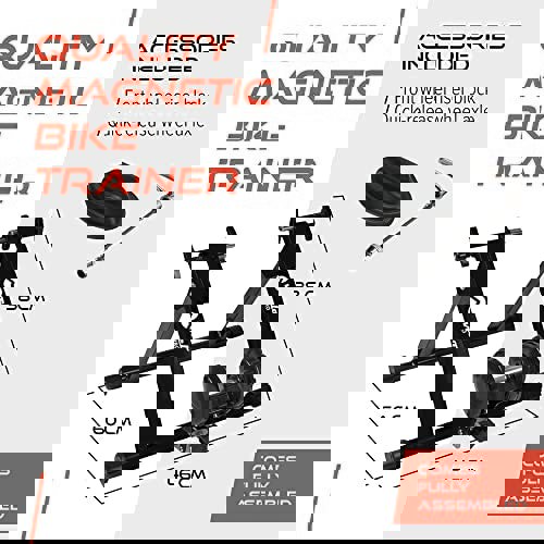 Velo Pro Turbo Trainer - Variable Resistance Magnetic Indoor Bike Trainer for Road bikes & Mountain Bikes - Body Revolution