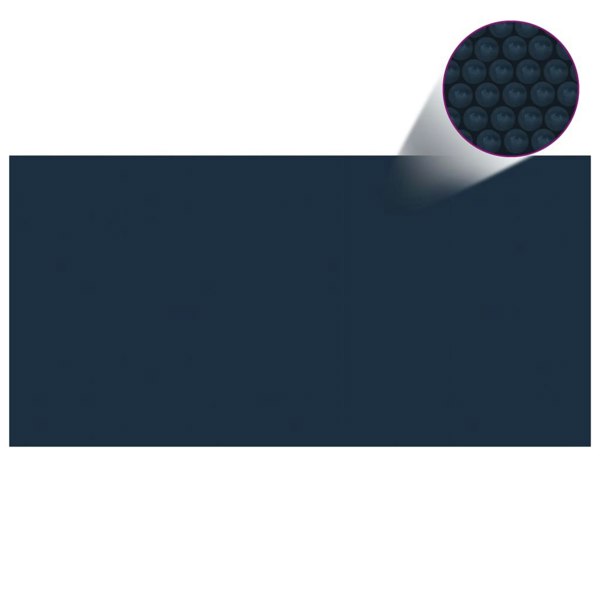 Berkfield Floating PE Solar Pool Film 1000x500 cm Black and Blue
