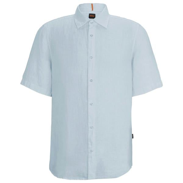 Boss Rash 2 Linen Short Sleeve Shirt