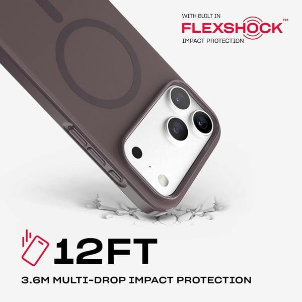 Tech21 Evo Pulse Fauxven Case with MagSafe for iPhone 17/18 Pro Max 6.9" Cherry - T21-11679