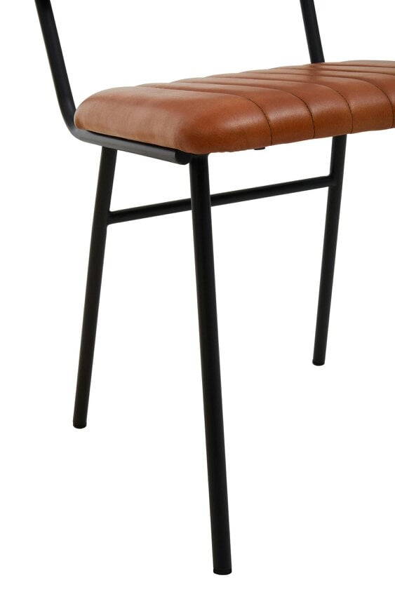 Fifty Five South Buffalo Tan Leather Dining Chair