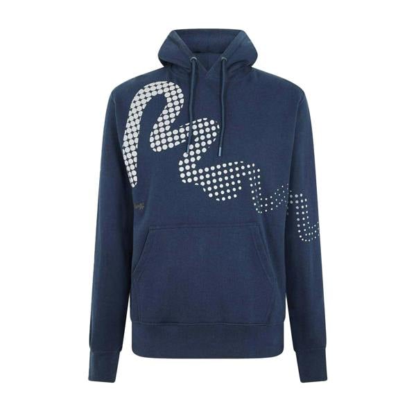 Money Mens Dotted Reflective Detail Regular Hoodie - Navy - 
