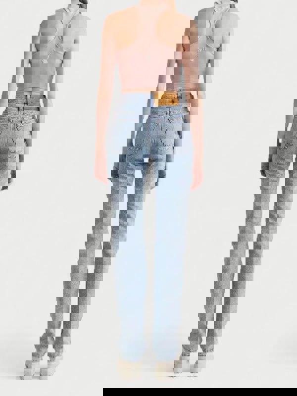 Off-White Logo Patch Ribbed Vest Top