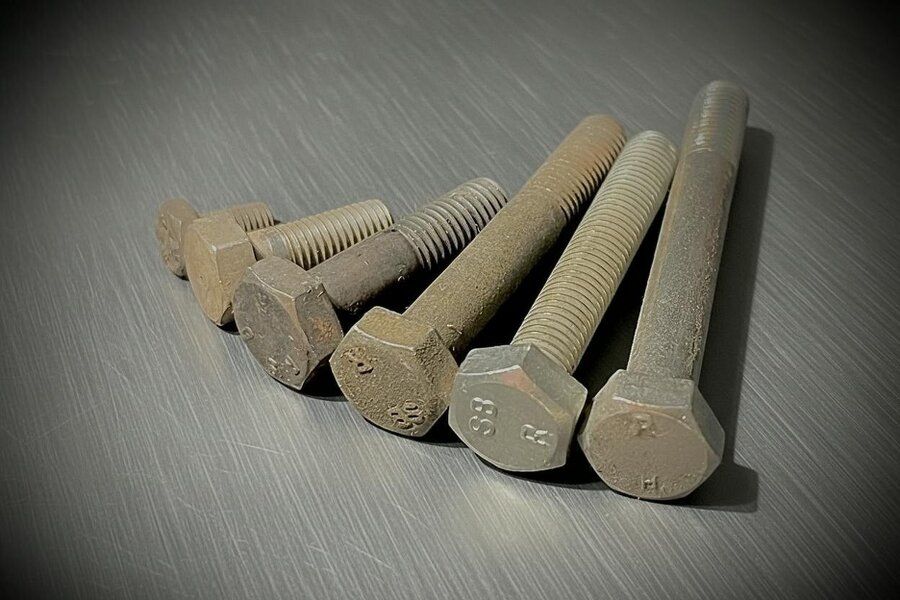 Fixaball BSF Hex Set Screw Bolt High Tensile 8.8 Self Colour