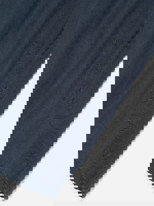 Trussardi Boys Nauta Linen Bermuda Shorts in Blue