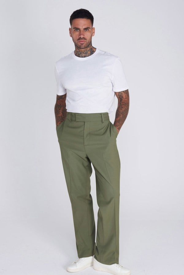 Harry Brown London Malaga Harry Brown Trouser in Khaki