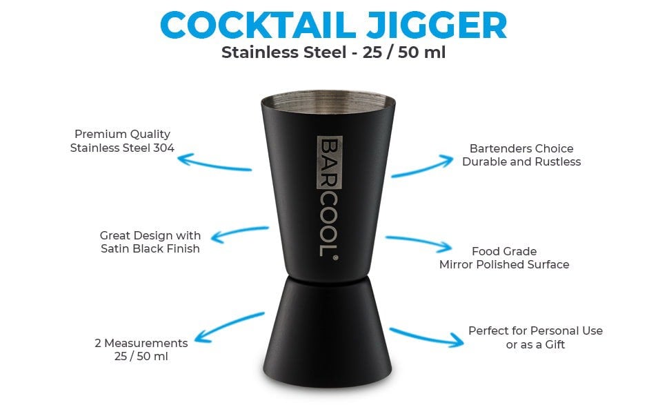 Subcold Barcool Cocktail Jigger 50ml / 25ml