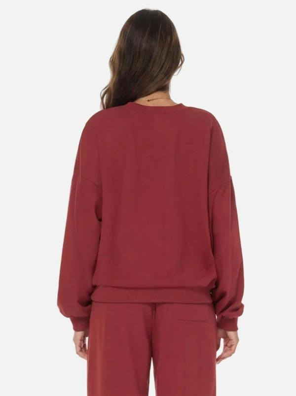 Anniou Relaxed Fit Crewneck Sweatshirt