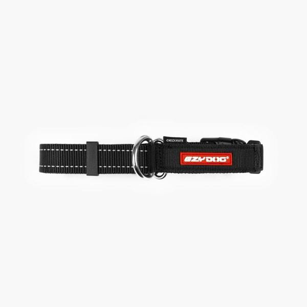 EzyDog Checkmate Collar in Black
