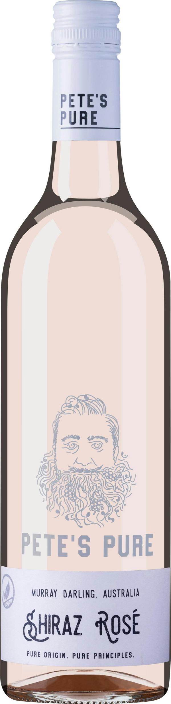 Pete's Pure Wine Shiraz Rose 2023 75cl