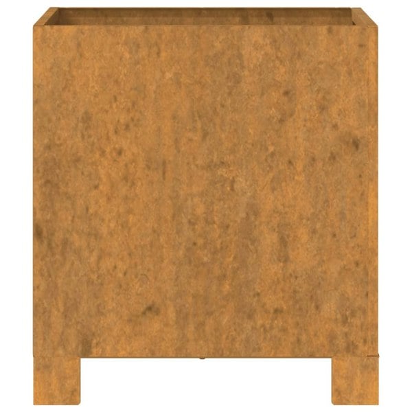 Berkfield Planters with Legs 2 pcs Rusty 32x30x33 cm Corten Steel