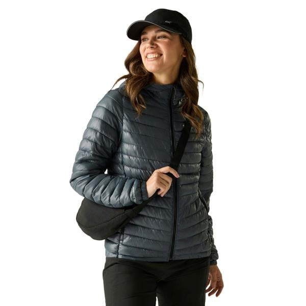 Regatta Womens/Ladies Hurden Padded Jacket - Dark Storm - 