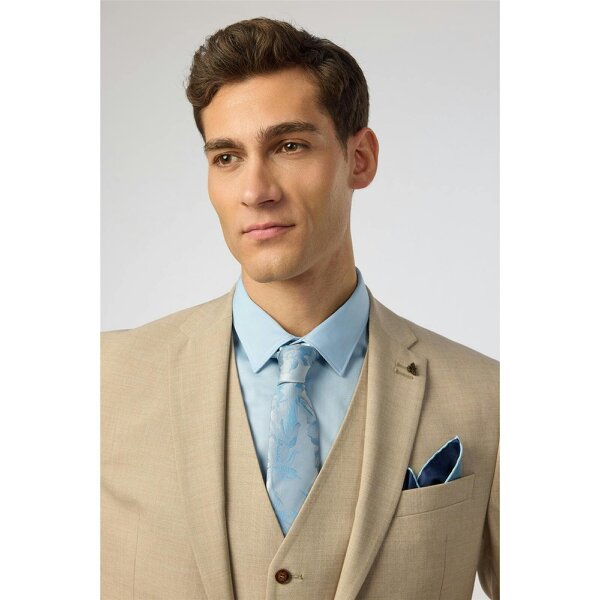 Antique Rogue Light Blue Floral Tie