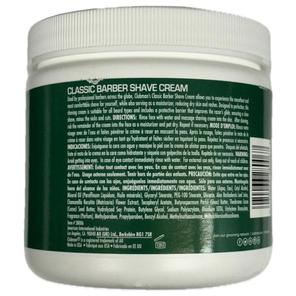 Clubman Pinaud Classic Barber Shave Cream 453ml