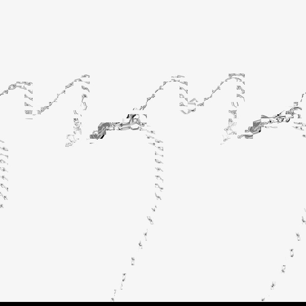 Swarovski Matrix Rhodium Plated White Zirconia Knot Necklace 5728553