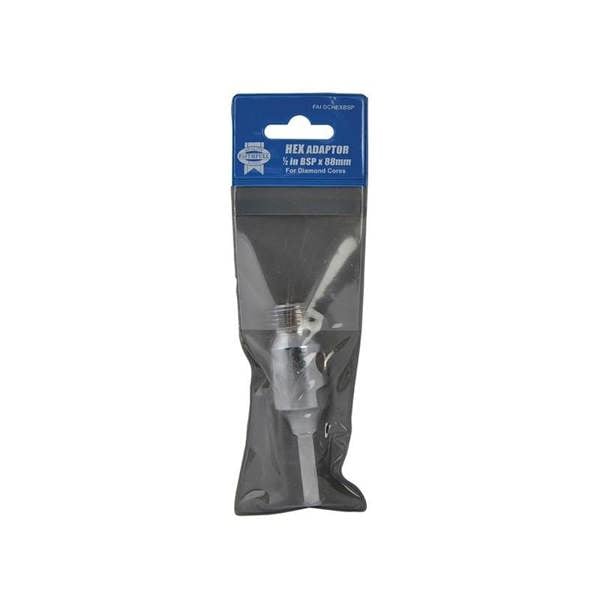 Faithfull Adaptor Hex X 1/2in Bsp - Multi Colour - 