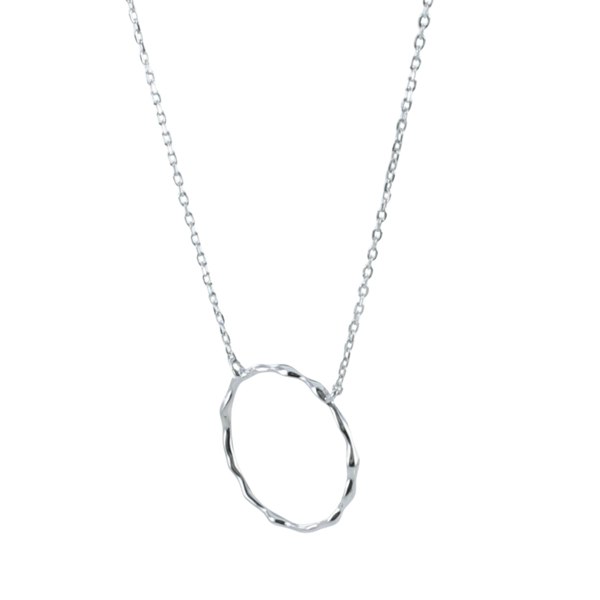 Sterling Silver Hula Hoop Necklace - Reeves & Reeves